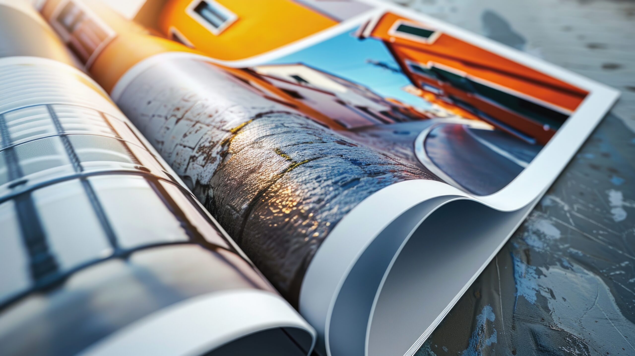 picture of a train featured on the cover of a magazine, suitable for use in editorial or promotional contexts